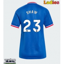 Manchester United Luke Shaw #23 Replica Away Shirt Ladies 2026-27 Short Sleeve